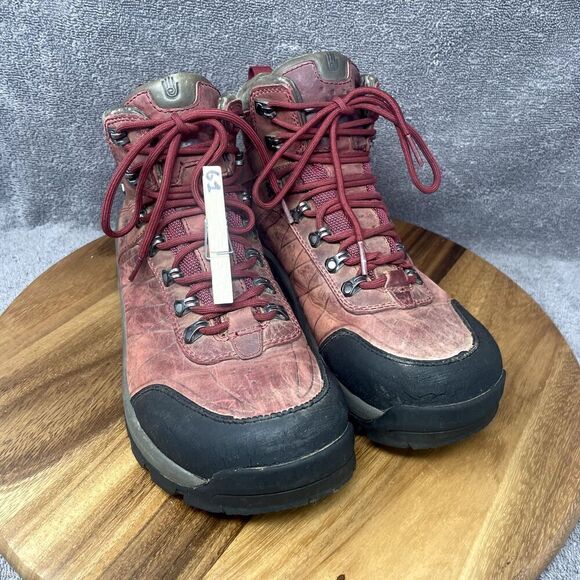 TEVA Riva Peak Mid eVent Hiking Waterproof Boots Red Leather Waterproof Womens 9 - Picture 10 of 10